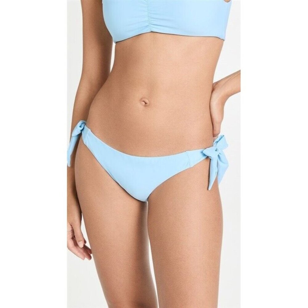 NWT Solido XL Tie Side Strappy Blue Bikini Swim Bottom 120482